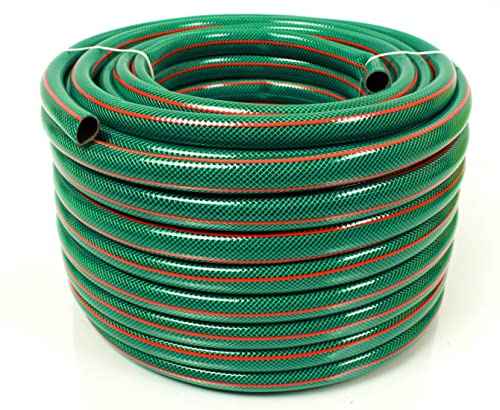 Gartenschlauch 1/2 50m Wasserschlauch Bewässerung Schlauch Grün Neu (1/2 Zoll, 50 m) TOP