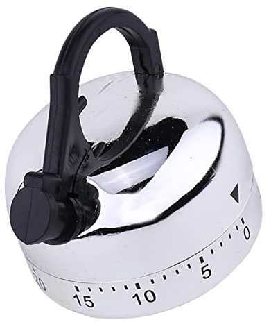 HEMOTON Timer da Cucina Digitale Timer di Cottura Meccanico Timer a Carica Manuale Timer per Le Uova Rumoroso Contaminuti Digitale per Uova Timer da Chef Ruotare Cartone Animato Bollitore