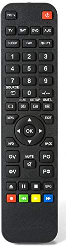 Belife Telecomando di ricambio adatto per Akai TV AKTV3922NT, AKTV3922T, AKTV4330T, AKTV439FT SMART, AKTV5543FT UHD SMART