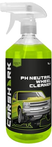 CARSHARK PH Neutral Wheel Cleaner 1 Litre, Effective Cleaning for All Wheels