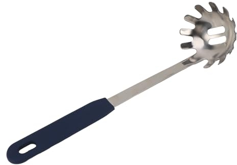 Spaghettisked i Rostfritt Stål Pastagaffel Non Stick Pasta Maker Verktyg Serversked för Nudlar Pasta Spaghetti Matlagning Bakning