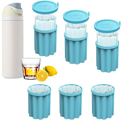 Ice Cube Tray for Owala FreeSip, 3PCS Silicone Ice Cube Molds, Easy Fill and Release Ice Maker for Chilling Cocktails Whiskey Drinks Juice Coffee, for Owala Water Bottle 24/32/40oz Accessories