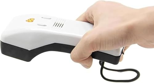 Detector de metales portátil de alta sensibilidad, detector de agujas de mano, detector de agujas rotas con triple alarma de sonido, luz y vibración, for telas, cuero y alimentos