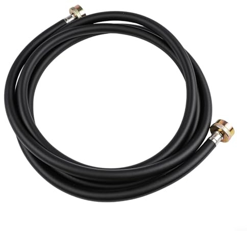 Tubo de entrada de agua de lavadora de PVC con conector de acero inoxidable diseñado para sistemas de fontanería estándar