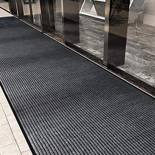 ybaymy Carpet Runner 90x300cm Non-slip Dirt Stopper Carpet with Rubber Backed Washable Door Mats Indoor & Outdoor,Floor Mat Entrance Rug for Kitchen,Home,Hallway,Hall Entrance