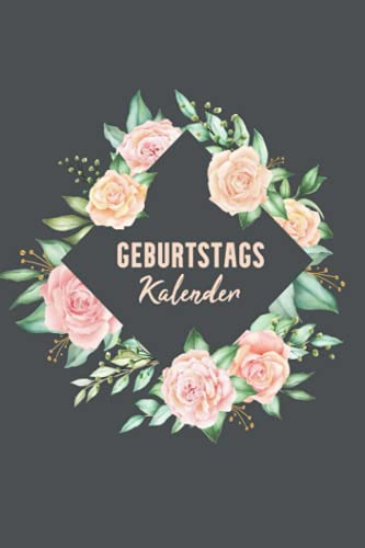 Geburtstagskalender: A5 Immerwährendes Geburtstags Notizbuch zum Eintragen | Dauerkalender für Alle Kontakte | Geburtstagsplaner | Buch Geburtstagskalender 2021