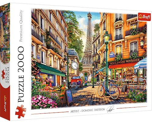 Trefl - Puzzle 2000 Teile, EIN Nachmittag in Paris, Frankreich | Für Kinder und Erwachsene ab 14 Jahren, hochwertige, kreative Unterhaltung, präzise passende Teile