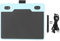 Graphics Drawing Tablet, Digital Drawing Pad with 8192 Pressure Sensitive Pen and 4 Customizable Keys 5080 LPI 233PPS Graphic Drawing Pad for Mobile Phone Computer, for Paint, Design, Art Sketch(Blue)