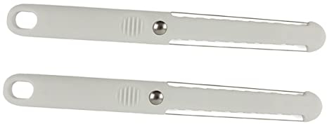 BESTonZON Käseschneider 2-Teiliges Küchengerät Buttermesser Kunststoff-Geschirrset Pizzaspatel Klingenschaber Sahneverteiler Pizza-Käseverteiler Sandwichverteiler Kunststoff-Butterschneider