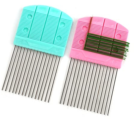 COHEALI Paper Quilling Tool with High Elastic Comb Teeth Large Pink and Compact Plastic Design for Paper Quilling Use and DIY Craft Projects