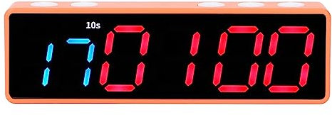 Reloj con Temporizador de Ejercicios, Temporizador de Gimnasio Temporizador de Intervalos LED Reloj de Cuenta Regresiva Reloj con Temporizador de Ejercicios Temporizador de