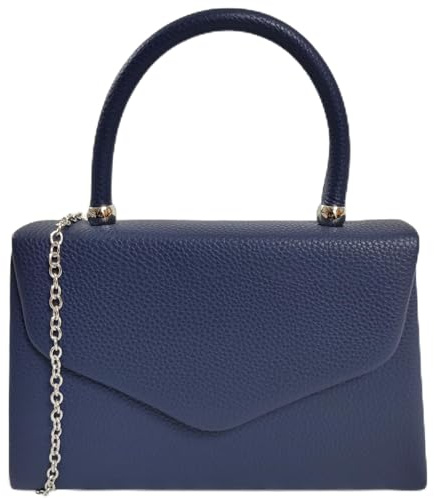 Faux Leather Plain Tote Style Top Handle Bridal Prom Wedding Evening Clutch Party Purse Hand Bag