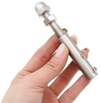 Morsetti Per Filo Stendibiancheria Cavo Ringhiera Filo Fune 1.5/2/3/4/5/6/8mm Filettato Stud Tension End Fitting Toggle Terminale di Ancoraggio Con Esagonale Grani Vite Bulloni Morsetti Stendibiancher