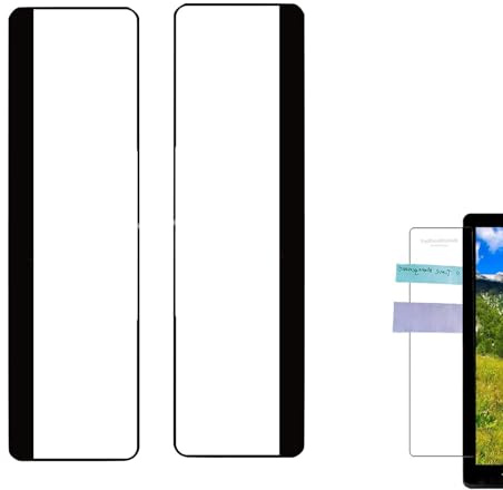 Tablón de Mensajes de Ordenador,Soporte para Notas Adhesivas de Ordenador,Tablero de Mensajes de Pantalla de Computadora,Tablero de Recordatorio de la Computadora Portátil 2 Piezas Tokaneit