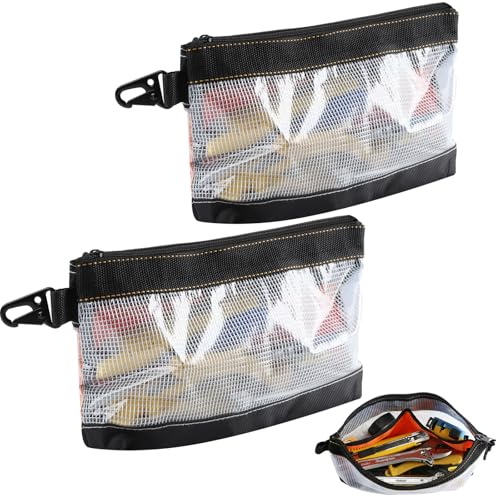 FRETONBA 2 Piezas Bolsa Herramientas Material De Pvc Transparente