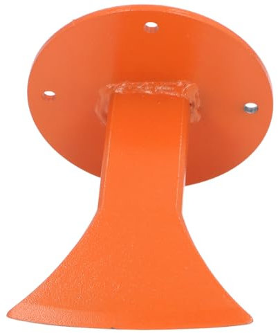 Walfront Geschmiedete Stahlbrennholzschneiderholz Holzverteidiger mit Tragbarem Design Leicht an Baumstümpfen für Kamineöfen und Lagerfeuer Fixiert Werden (ORANGE)