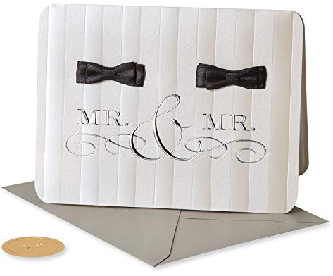 Papyrus LGBTQIA+ Hochzeitskarte für Bräutigam (Amazing Beginnings)