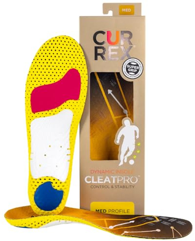 CURREX Semelle intérieure CleatPro - Votre nouvelle dimension dans le football. Une semelle intérieure performante et dynamique pour le football ou les chaussures à crampons.