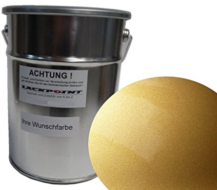 Lackpoint 0,5 Liter Spritzfertigen Basislack Candy Gold Metallic Autolack Tuning
