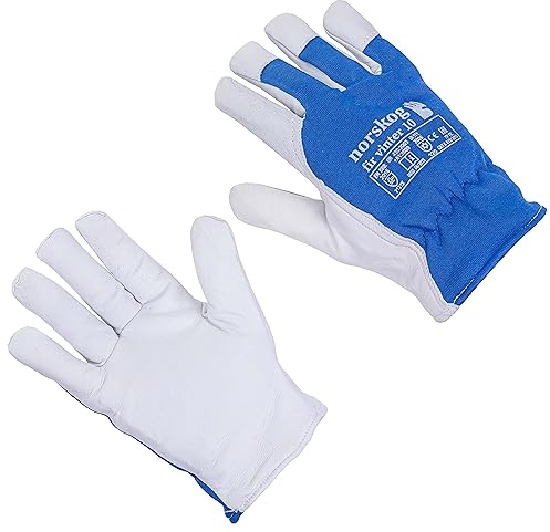 norskog Fir Vinter 12 Paar Winterarbeitshandschuhe, Winterhandschuhe, Arbeitshandschukältefest, strapazierfähig, Winddicht und überlegene für Garten, Eis, Schnee, Auto, kaltes Wetter (12, 9)