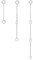 YOYEAH 3 extensiones de cadena de plata 925, cadena de extensión ajustable para collar, pulsera, tobillera, cadena de eslabones de plata para hacer joyas DIY