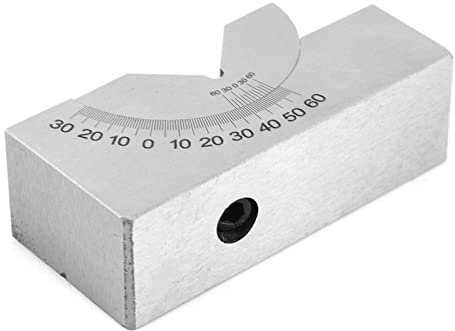 Angle V Block Tool Steel Precision Micro Angle V Block for Milling Machines Planers Drill Presses Adjustable Angle Grinder V Block for Machining Workholding Precision Measuring Tool