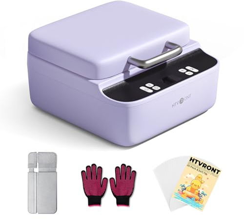 HTVRONT Phone Case Heat Press Machine - Phone Case Auto Heat Press with 3D Vacuum Heat, Precise Temperature Sublimation Phone Case Press Machine for Badges, Coasters, etc. (Compatible with iPhone)