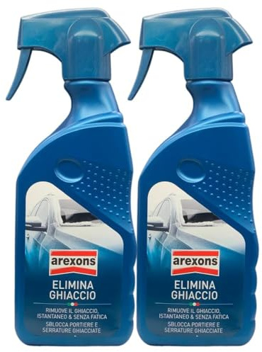 FEI FAN Elimina Ghiaccio, Sblocca Portiere e Serrature Ghiacciate, Istantaneo e Senza Fatica, 500ml (2 unità)