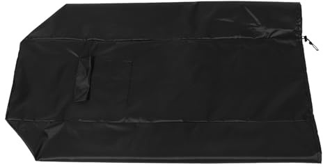 Cabilock Housse pour Ventilateur sur Pied Imperméable et Anti-poussière en Tissu Oxford 420d Noir, Protection Extérieure Résistante aux Intempéries Cordon de Serrage, Compatible