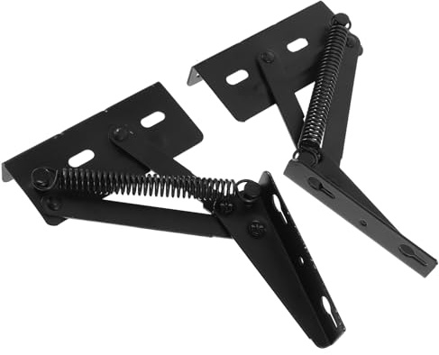 Zerodeko 2pcs Spring Hinges for Folding Sofa and Cabinet Storage Split Angular Spring Mechanism Stable Support for Sofa Bed and Furniture Storage Box
