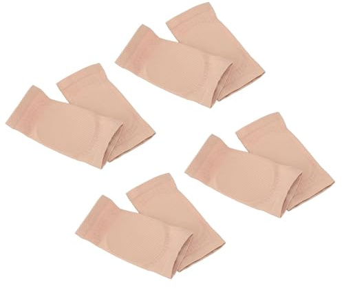 Plantarfasziitis-Socken, 4 Paar Achillessehnen-Fersenschutz, Silikon-Nylon, Stoßdämpfende Achillessehnen-Schutzhülle Zur Kompressionslinderung