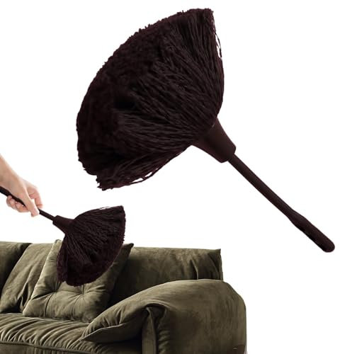 Effecient Home - Herramienta de eliminación de Polvo Compacto de Fibra antiestática, Varita compacta para Eliminar el Polvo, plumeros multifuncionales para mesas, armarios, Vidrio