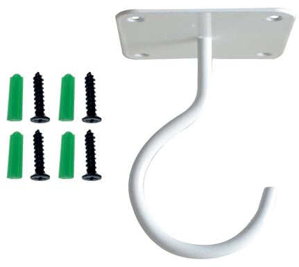 Psdndeww Ganchos Planta para Montaje del Techo Y Pared Luces Colgantes Y Los Comederos para Pájaros