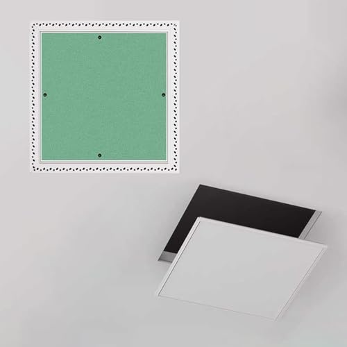 Genérico Panel de Acceso para Techo de Yeso, Puerta Oculta para plomería pequeña, pintable, Tapa de inspección de Techo extraíble, Puerta de Servicio eléctrico (500 x 700 mm)
