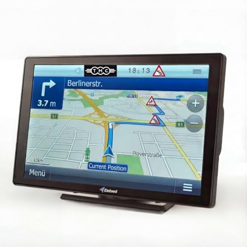 Elebest 90T Navigationsgerät – 9 Großes Display TMC-Verkehrsfunk LKW - Auto - Wohnmobil Navi