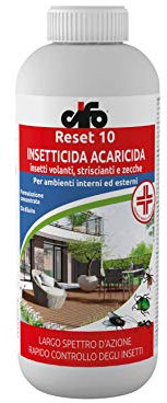 CIFO RESET 10 INSETTICIDA ACARICIDA INSETTI VOLANTI,STRISCIANTI,ZECCHE INTERNO ESTERNO 250ML
