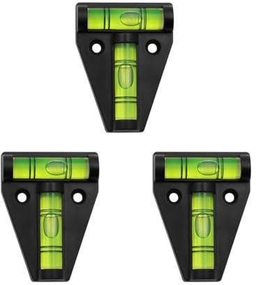 niveau à bulle, 3/6 Pièces Niveau Bulle Type T, Petit niveau à bulle pour caravane, Petit outil de nivellement à bulle en forme de T pour mesurer en déplacement, Travaux de Chantier