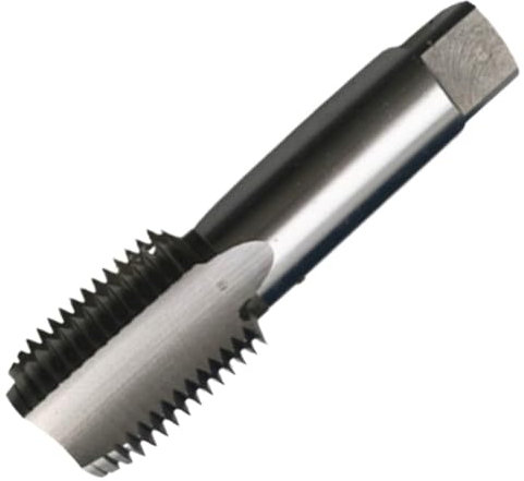 Schnellarbeitsstahl-Gewindebohrer mit gerader Nut for die linke Hand, W6542 Werkzeugmaschinen-Handgewindereparaturwerkzeug for sauberes Innengewinde(M24x1.5)