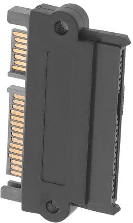 KOMBIUDA Adattatore Sas Per Hard Disk Server e Scheda Madre Connettore Abs e Rame Resistente Plug-and-play Trasferimento Dati Stabile Design Nero Compatto