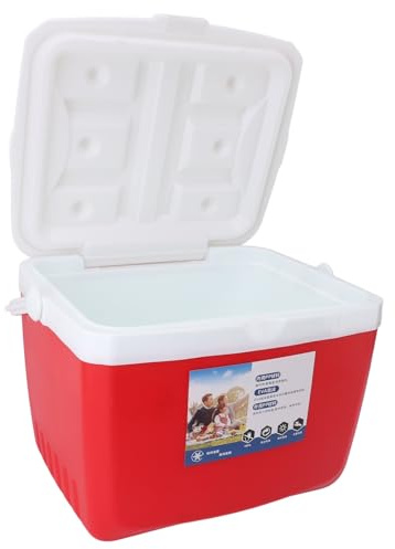 Aramox Nevera Portátil Aislada, Refrigerador Duro Portátil de Plástico, 13 litros, Asa de Transporte a Prueba de Fugas para Picnics, Camping, Pesca, Viajes en Coche, Almuerzo y Reuniones Al Aire
