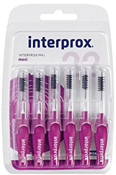 Interprox Interdentalbürsten lila maxi 6 Stück, 6er Pack (6x 6 Stück)