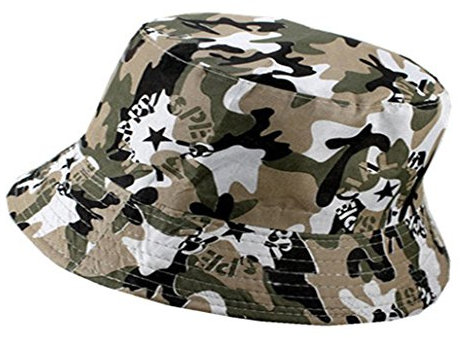 Gemini_mall® Fashion Bucket Sonnenhut Unisex Sommer Strand Hut Fischerhut Camouflage
