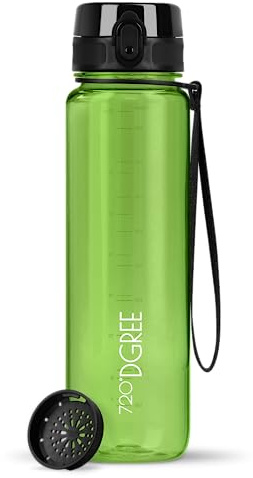 720°DGREE Trinkflasche 1l uberBottle Sieb - BPA-Frei, mehr als 40 Farben