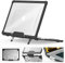 SEYMCY Case Compatible with MacBook Air 15 inch Case 2025 2024 2023 / M4 M3 M2, Anti-Scratching Protective Hard Shell Cover with Foldable Stand (A3241 A3114 A2941), Black