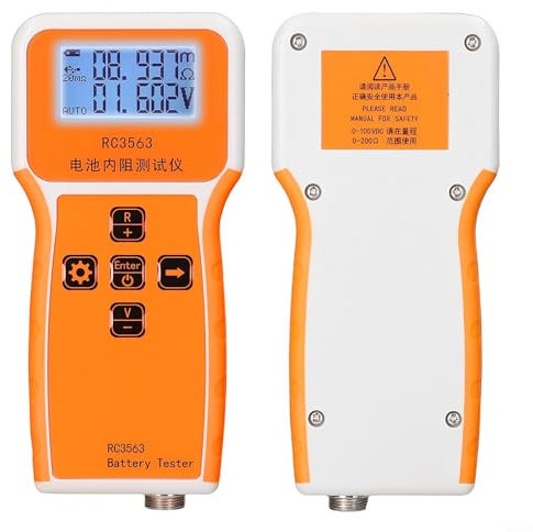 Battery Tester With LCD Display, Digital Battery Voltage Resistance Tester, Voltage Resistance Tester For Lithium Ion Batteries(Tester)