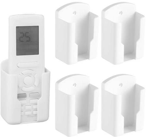 4 Piezas Para Colgar Mandos A Distancia En Pared, Soporte Para Cargador De Teléfono, Cajas Para Guardar Objetos, Organizador Adhesivo De Pared, Soporte Para Mando A Distancia Para Mesa