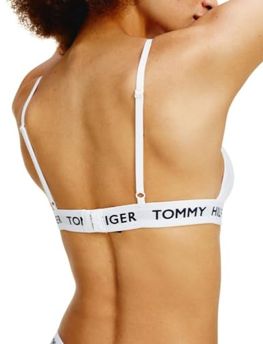 Tommy Hilfiger PADDED TRIANGLE BRA Triangel-BHs Damen, Weiß (Pvh Classic White), XS