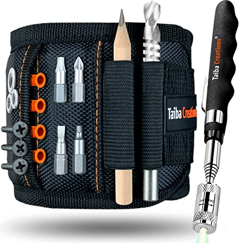 Geschenke für Männer, Magnetarmband Handwerker 2025 inkl. Magnetstab und Bleistift zum Halten von Schrauben und Nägeln, Geschenkideen zum Vatertag, Männertag, Geburtstag, Papa, Gadgets Werkzeug.