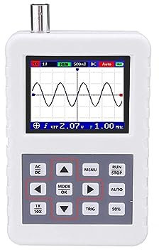 Oscilloscope portatif Oscilloscope numérique 3 Modes de déclenchement 20Msa s 5Mhz générateur de Signal de bande passante analogique Instrument de mesure avec de hautes performances