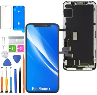 HLYGZX Pantalla para iPhone X A1865 A1901 A1902 A1903 | con Kit de reparación，pantalla HD，pantalla de reemplazo